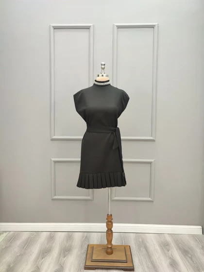 پیراهن کوتاه فری سایز نگین‌دار 2001