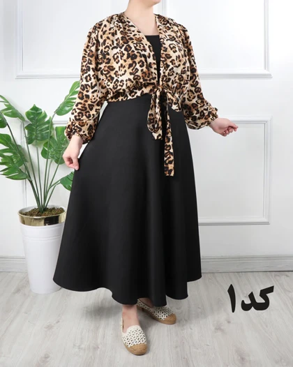 ست کراپ نخ دامن مازاراتی 6957