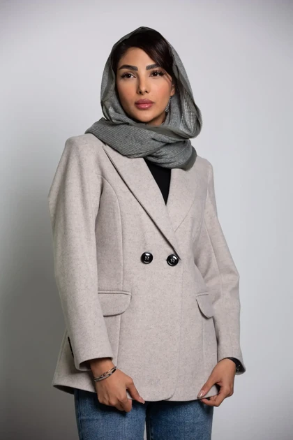 کت فوتر یقه بلیزر بنیتا