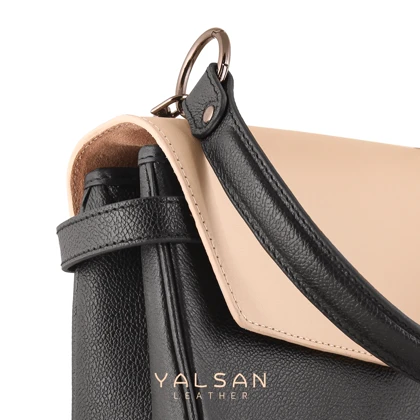 کیف دوشی و دستی زنانه چرم یلسان مدل ماژولار ستا کد 214-MC