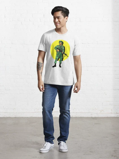 تیشرت Tintin طرح لوگو ARMY MAN کد 207535
