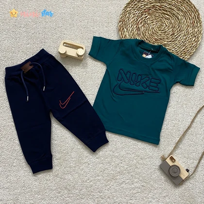 تیشرت شلوارک پسرانه NIKE پنبه 1 تا 5 سال