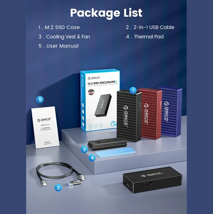 باکس هارد SSD NVMe اوریکو ORICO مدل 9620-C3