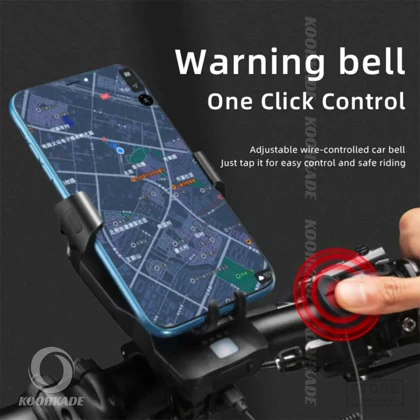 چراغ دوچرخه و نگهدارنده موبایل 4 کاره HY068