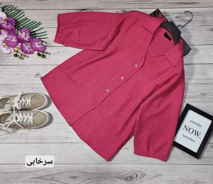 شومیز یقه هفت مدل تینا کد 50238