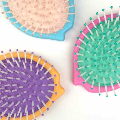 برس مو بچه‌گانه مدل کوسن فانتزی