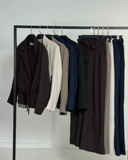 کت و شلوار دو بند کد 800023