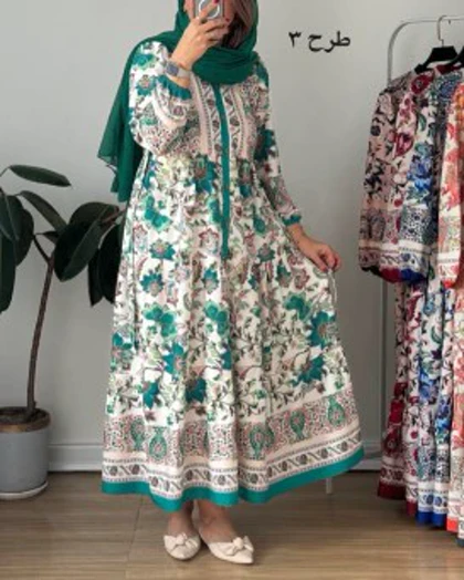 پیراهن ساحلی مزونی فرح 1