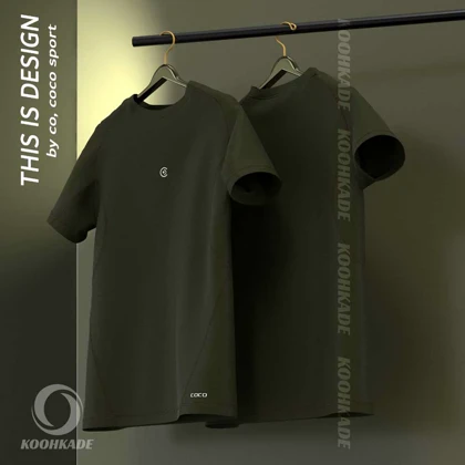 تیشرت مردانه براش پنبه COCO