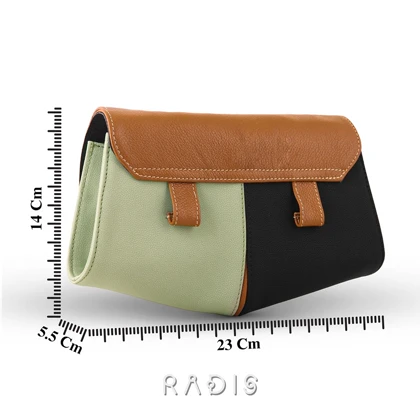 کیف دوشی زنانه چرم رادیس مدل HILDA کد 068-M.MC