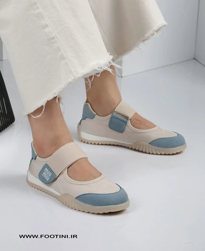 کتانی زنانه میو میو چسبی PLS MIU MIU