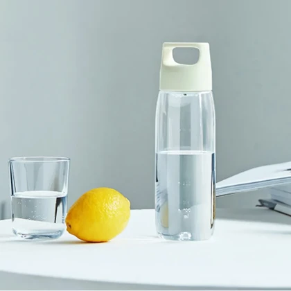 بطری آب شیائومی Xiaomi Youpin مدل Funjia Home شفاف 550 میلی لیتر