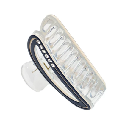 کلیپس مو زنانه مدل نگین‌دار D