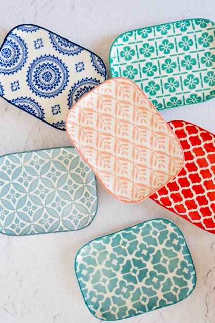 خرماخوری مستطیل دنی هوم طرح دار / BA46