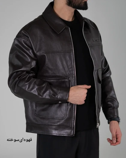 کاپشن دو جیب باکسی-کد5505