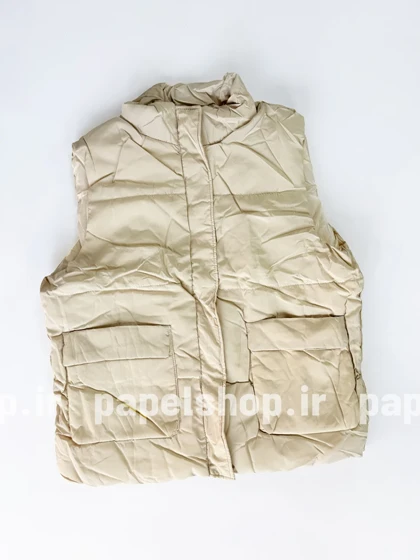 پافر زنانه شمعی زیپ مخفی دوجیب