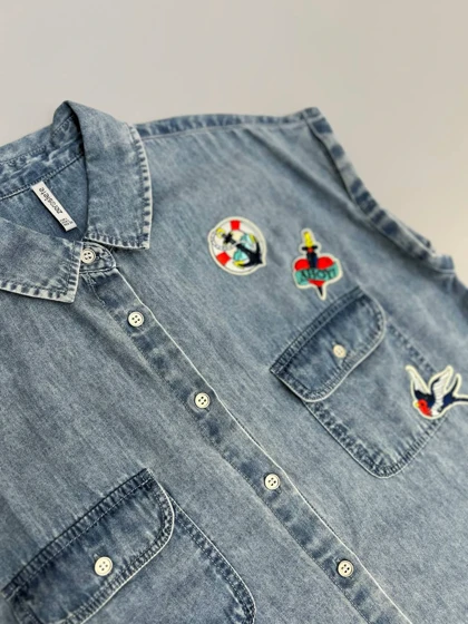 جلیقه جین کد 2859