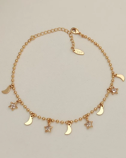 پابند آویز ستاره و ماه YSX