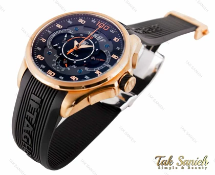 ساعت تگ هویر SLS مردانه رزگلد مشکی Tag-2458-G