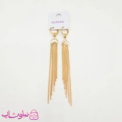 گوشواره دخترانه ریشه ای آویز بلند ژوپینگ