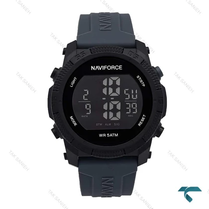 ساعت نیوی فورس NF7104 مردانه مشکی خاکستری NaviForce-6969-G