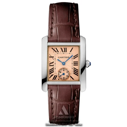 ساعت کارتیه بند چرمی Cartier Tank SrG1