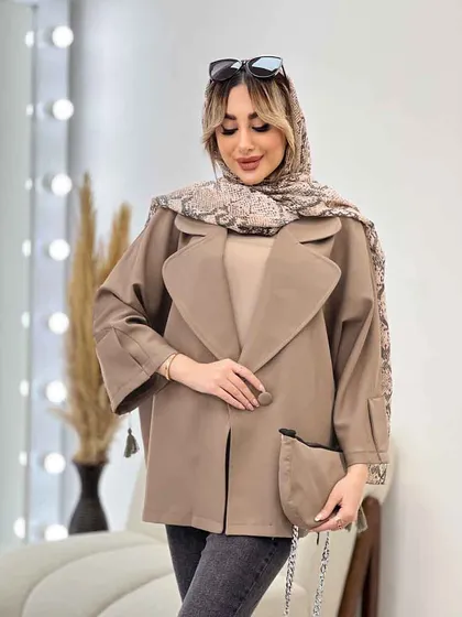مانتو مازراتی کیف دار
