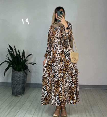 پیراهن مانتویی شکوفه 3