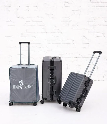 ست چمدان مدل Rose Merry RL-318-3S_D.Grey
