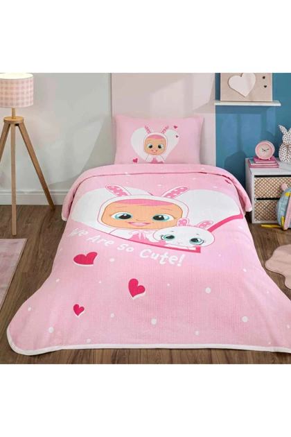 روتختی پیکه یک نفره Taç مدل Cry Babies Cute پنبه - چندرنگ