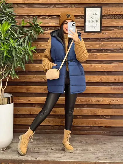 پافر مموری بغل سه دکمه