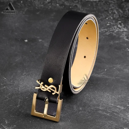 کمربند زنانه وای ال اس YSL Leather Belt BL9