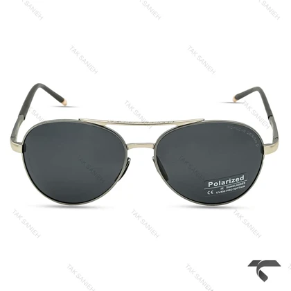 عینک دودی پورشه دیزاین P1095-2 مردانه یو وی 400 پلاریزه Porsche-10035-G