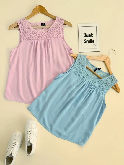 تاپ تمام نخ گیپور کد 2189