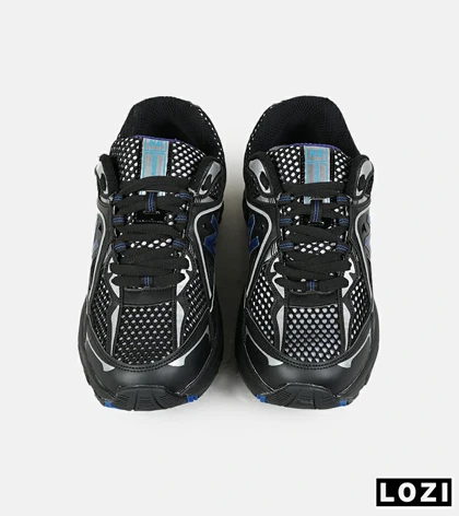 کفش کتانی مردانه و زنانه مشکی آبی NEW BALANCE 1064 مدل 7517