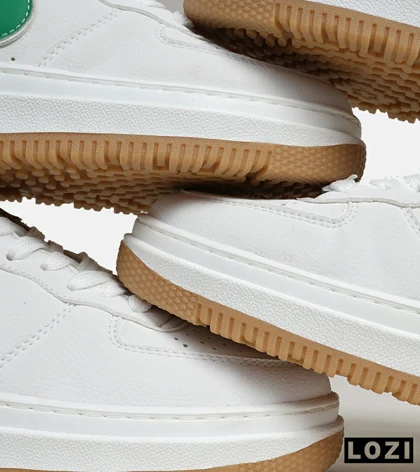 کفش مردانه و زنانه سفید سبز NIKE AIR FORCE