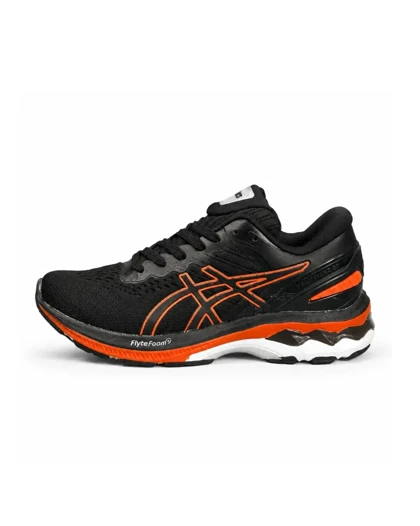 کتانی زنانه مدل اسیکس رانینگ مشکی نارنجی Asics