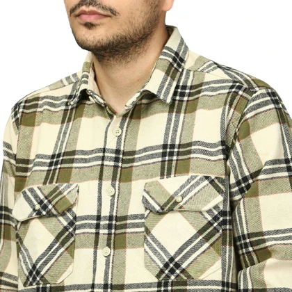 پیراهن آستین بلند پشمی مردانه مدل 6103891