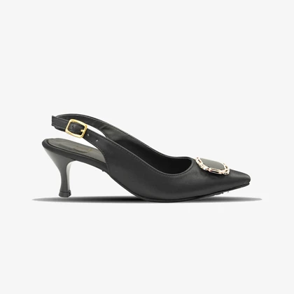 کفش مجلسی زنانه پاشنه‌دار 5 سانت مدل 400946 _ sandal valentino