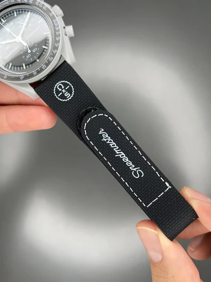 ساعت مچی امگا سواچ بند رابر ماموریت به ماه Omega x Swatch Mision to the Moon Rubber