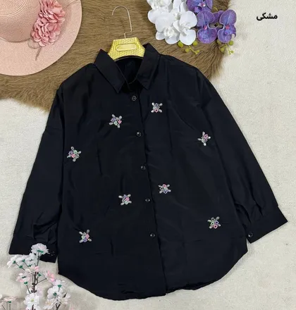 شومیز مانتویی دلارام کد 76514