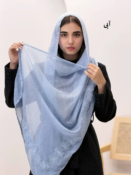 3820-شال حصیری گل برجسته