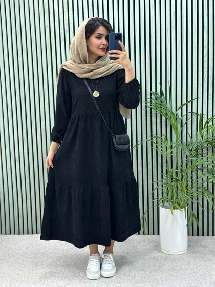 پیراهن مانتویی شقایق