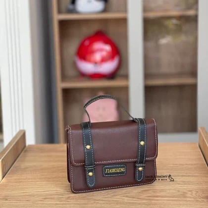 کیف دوشی چرم دخترانه JIASHIQING