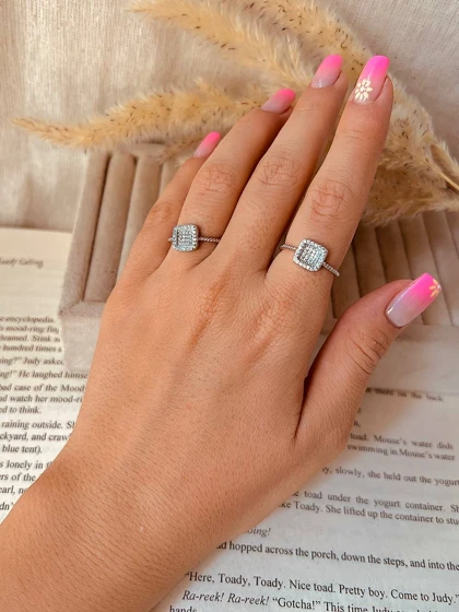 انگشتر نگینی جواهری ژوپینگ M81