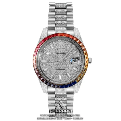 ساعت رولکس فول نگین Rolex Datejust Full Diamond-FC9