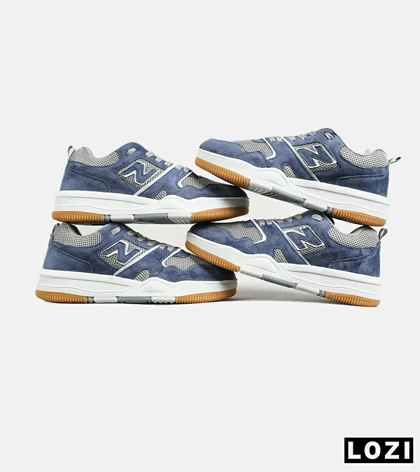 کفش کتانی مردانه و زنانه طوسی آبی NEW BALANCE 550