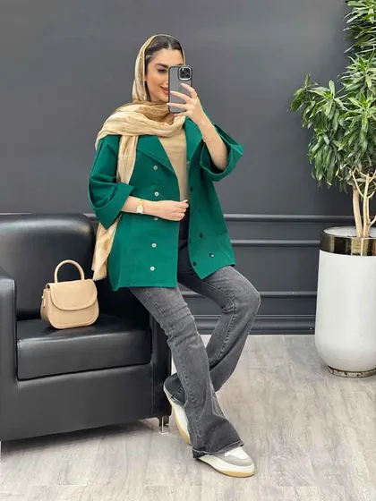 مانتو لینن ده دکمه