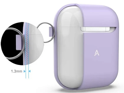 کاور ژله ای سیلیکونی قلاب دار ایرپاد 1 و 2 آها استایل AHA Style PT06F Silicone jelly Case Airpods 2/1