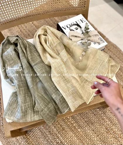 شال ساده حریر ویسکوز